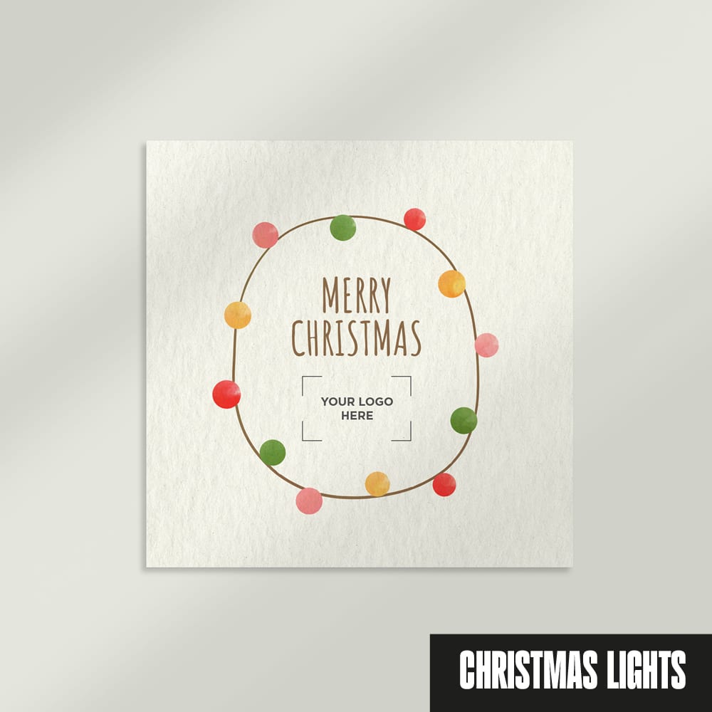 Christmas Lights Christmas Card