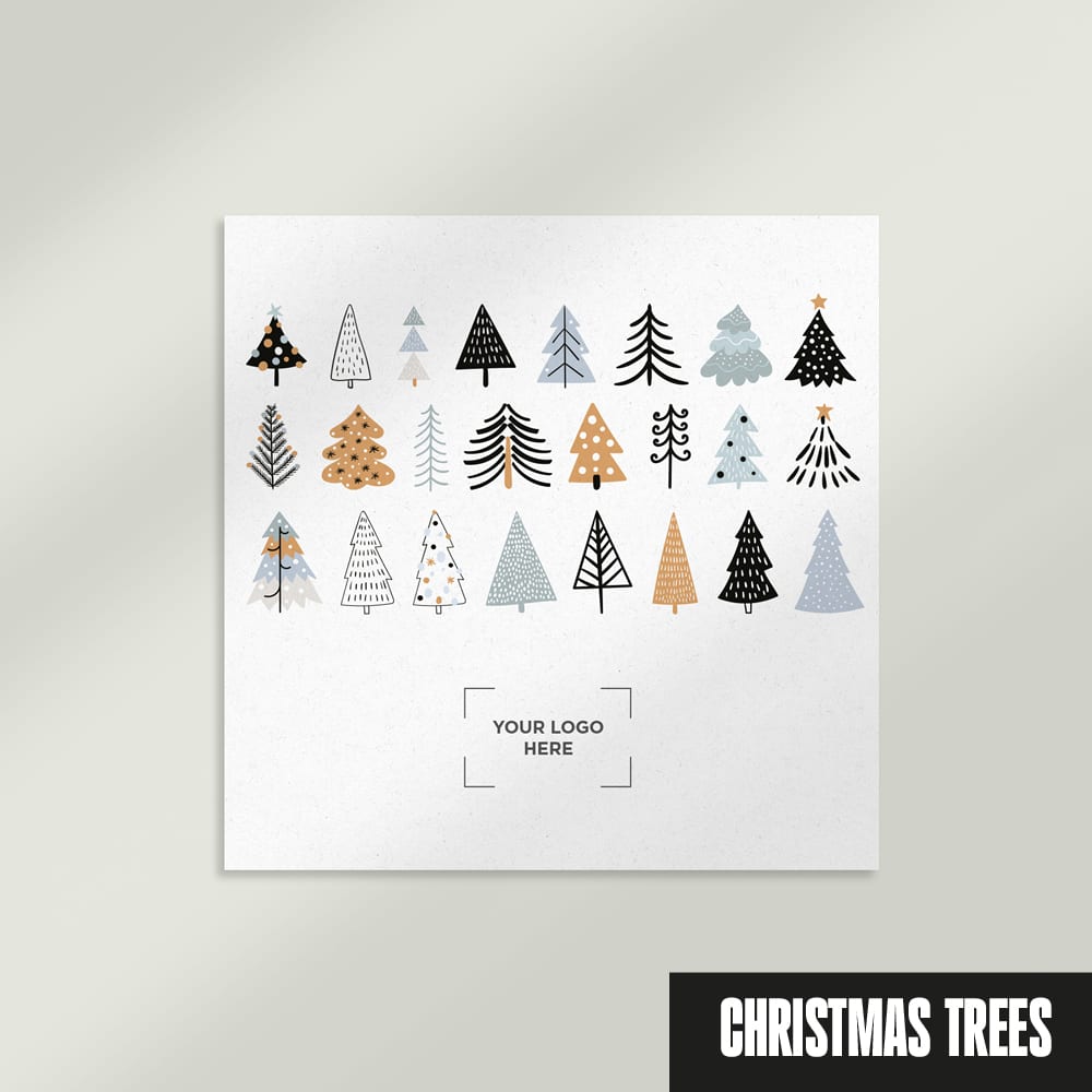 Christmas Trees Christmas Card