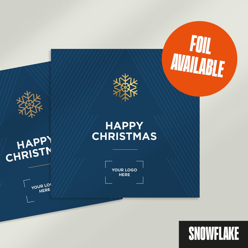 Snowflake Christmas Card - Available to Foil