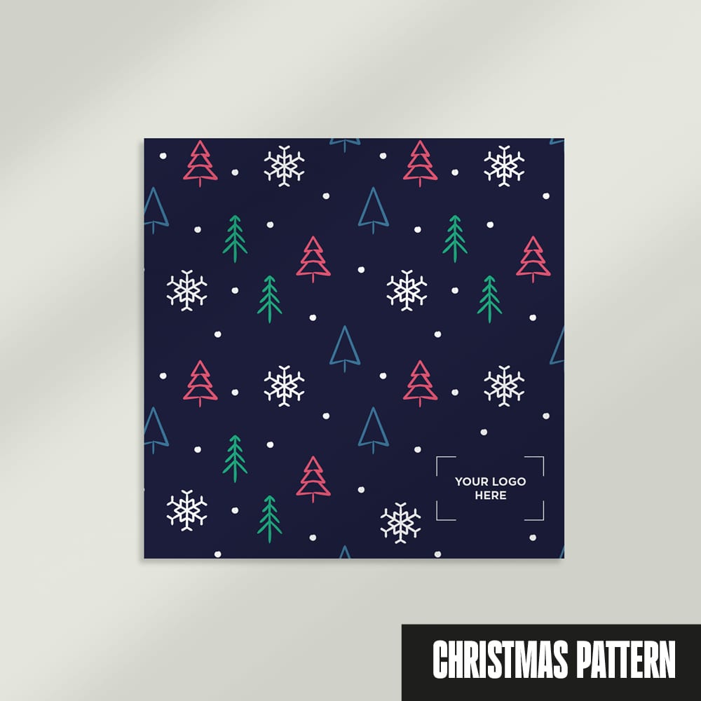 Christmas Pattern Christmas Card